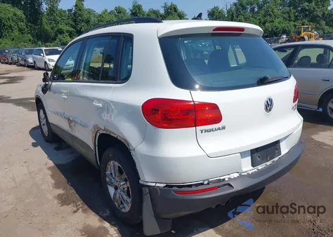 2015 Volkswagen Tiguan S from USA, damaged, VIN WVGBV7AX4FW584340